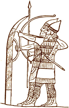 Ассирийские лучники.