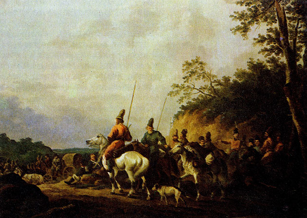 Донские казаки в 1812 году.