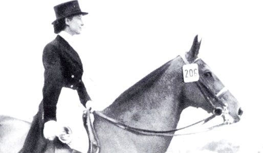 Датчанка Лиз Хартель на Джубили, серебряный призер Олимпийских игр в 1952 и 1956 гг.